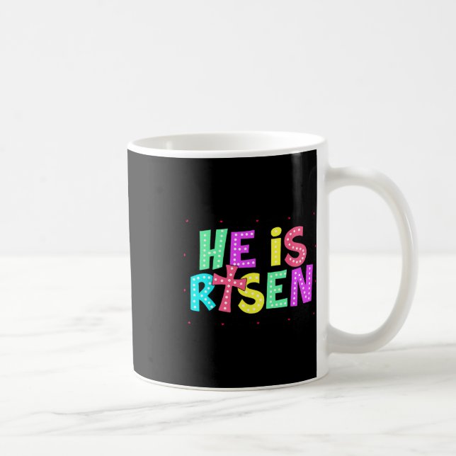 Caneca De Café Verificado Que Ele Está Arriscado Crianças Páscoas (Direita)