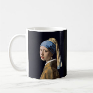 Caneca De Café Vermeer Menina com um Brinco de Pérola Arte Refina