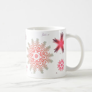 Caneca de café vermelha da diatomácea