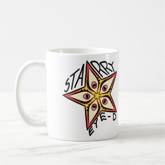 Caneca De Café Vermelho Amarelo Cor-de-rosa-estrela