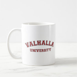 Caneca De Café Vermelho da escola secundária do ciclo universit