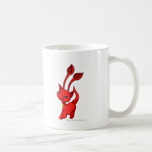Caneca De Café Vermelho de Aisha (Direita)