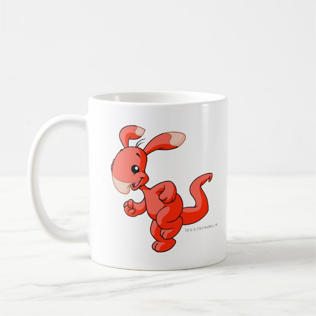 Caneca De Café Vermelho de Blumaroo (Esquerda)