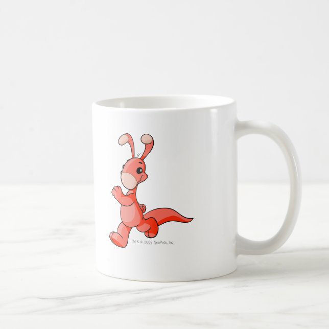Caneca De Café Vermelho de Blumaroo (Direita)