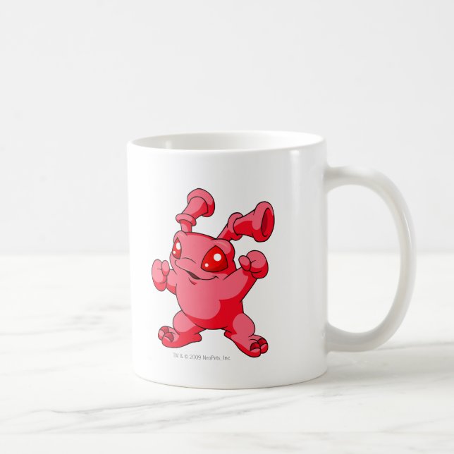 Caneca De Café Vermelho de Grundo (Direita)