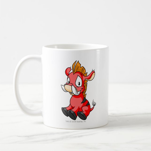 Caneca De Café Vermelho de Moehog (Esquerda)