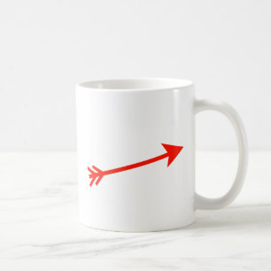 Caneca De Café Vermelho de Seta 15° O MUSEU Zazzle Dons