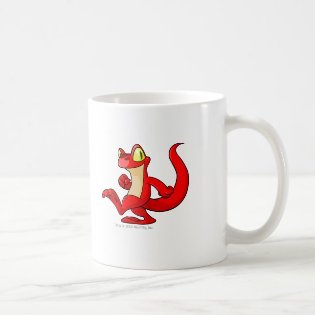 Caneca De Café Vermelho de Techo (Direita)