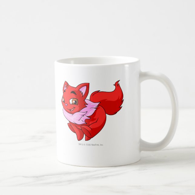 Caneca De Café Vermelho de Wocky (Direita)