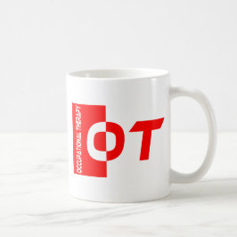 Caneca De Café vermelho do ot