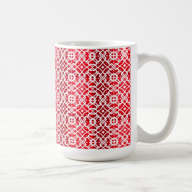 Caneca De Café Vermelho Extra Elegante (Direita)