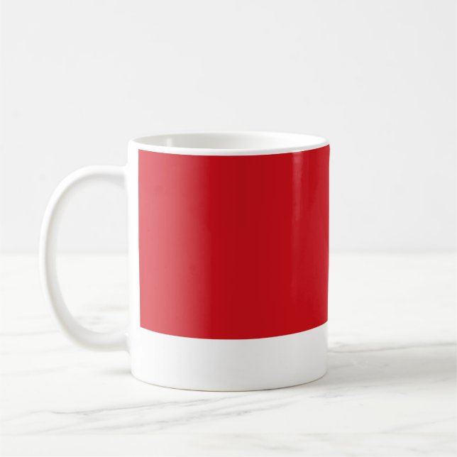 Caneca De Café Vermelho listrado (Esquerda)