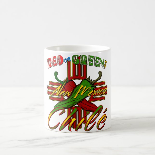 Caneca De Café Vermelho ou verde? (Centro)
