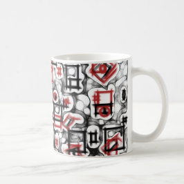 Caneca De Café Vermelho por toda a parte