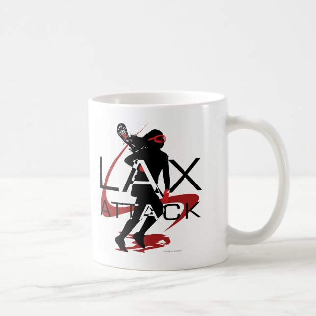 Caneca De Café Vermelho RELAXADO do ataque das meninas do (Direita)