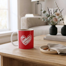 Caneca de Café Vermelho Sem Tempo