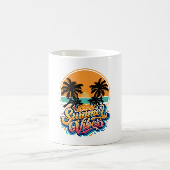 Caneca De Café Verões de verão cor laranja (Centro)