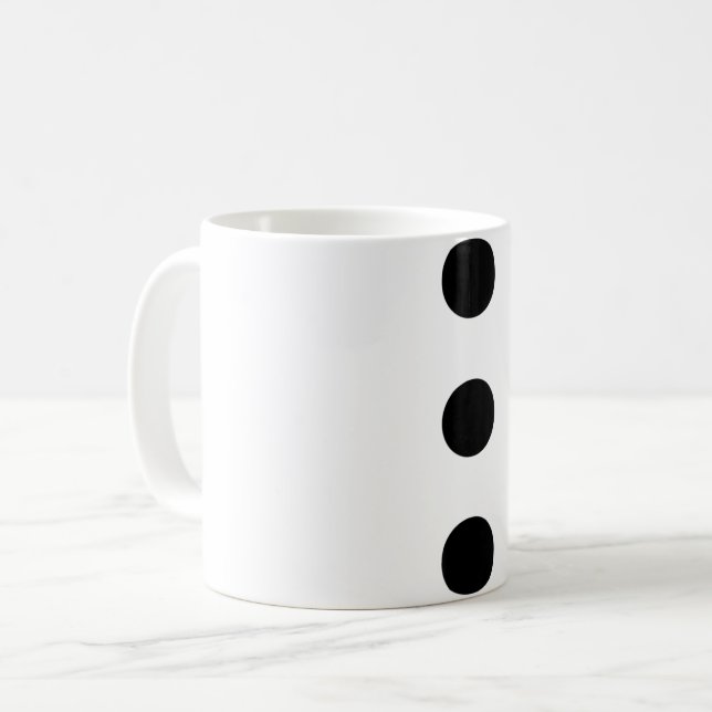 Caneca De Café Versão de 3 furos do Jim (Frente Esquerda)