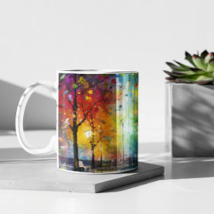Caneca De Café Versão quadrada de Paris 4
