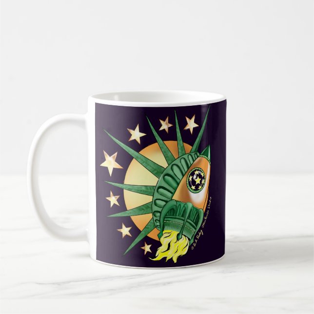 Caneca De Café Versão Tradicional do SciFi Liberdade (Esquerda)