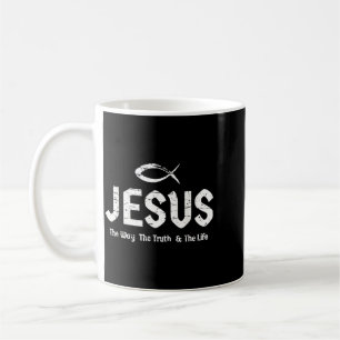 Caneca De Café Versículo Bíblico João 14_6 Jesus O Caminho Verdad