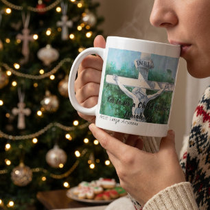 Caneca De Café Versículo Bíblico Razão da Temporada 