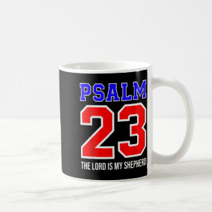 Caneca De Café Versículo da Bíblia Cristã Salmo 23 O Senhor É Meu