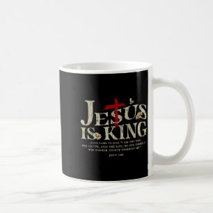 Caneca De Café Versículo da Bíblia O Jesus É Rei João 14_6 Cristã