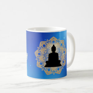 Caneca De Café Vesak Day Buddha e Mandala Vaisakha Purnima