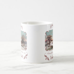 Caneca De Café Véspera de Natal Mug Vitoriano