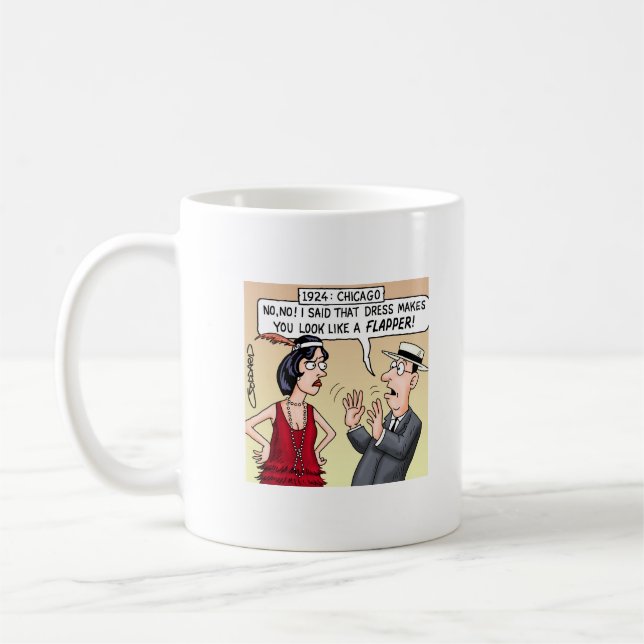 Caneca De Café Vestido de flaper (Esquerda)