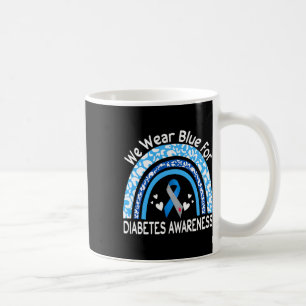 Caneca De Café Vestimos Azul Para Sensibilização Para Diabetes Ra
