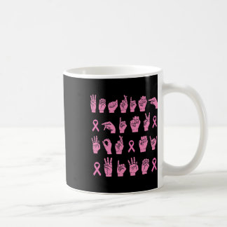 Caneca De Café Vestindo Cor De Rosa Para A Primeira Suspensão Da