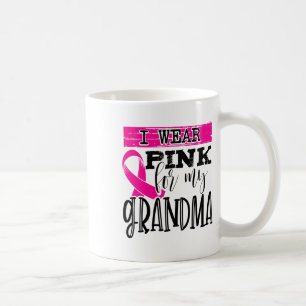 Caneca De Café Vestir Rosa Para A Minha Avó - Sensibilização Para