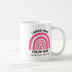 Caneca De Café Vestir Rosa Para A Sensibilização Da Minha Mãe Par