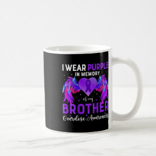 Caneca De Café Vestir Roxo Em Memória Do Meu Irmão Que Tem Conhec