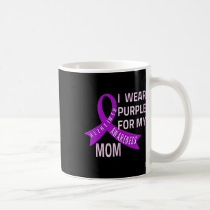 Caneca De Café Vestir Roxo para a Doença de Alzheimerheimer A da