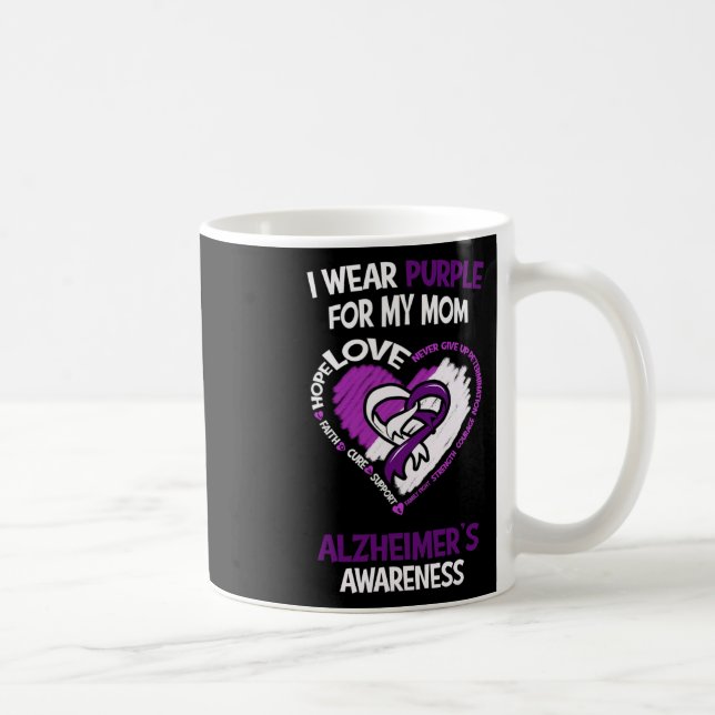 Caneca De Café Vestir Roxo para a minha mãe - Alzheimerheimer Awa (Direita)