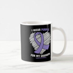 Caneca De Café Vestir Roxo Para A Sensibilização Do Meu Avô Fibro