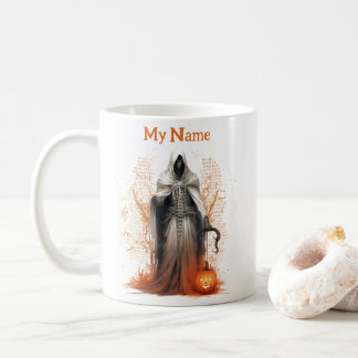 Caneca De Café Vestir Suas Copas: Taça Personalizada do Halloween