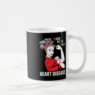 Caneca De Café Vestir Vermelho Para Combater A Consciência Da Doe