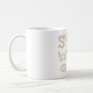 Caneca De Café Vestuário de Conscientização Stay Woke