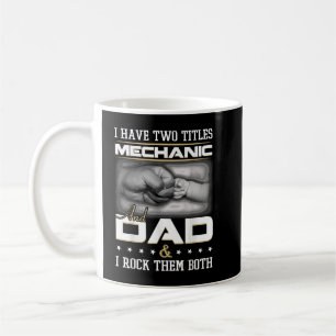 Caneca De Café Vestuário de Design de Cotação Humor de Pai Mecâni