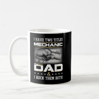 Caneca De Café Vestuário de Design de Cotação Humor de Pai Mecâni