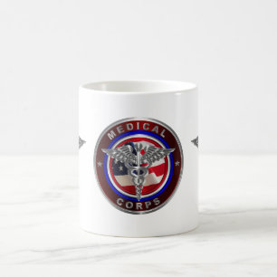 Caneca De Café Veterano do Corpo Médico