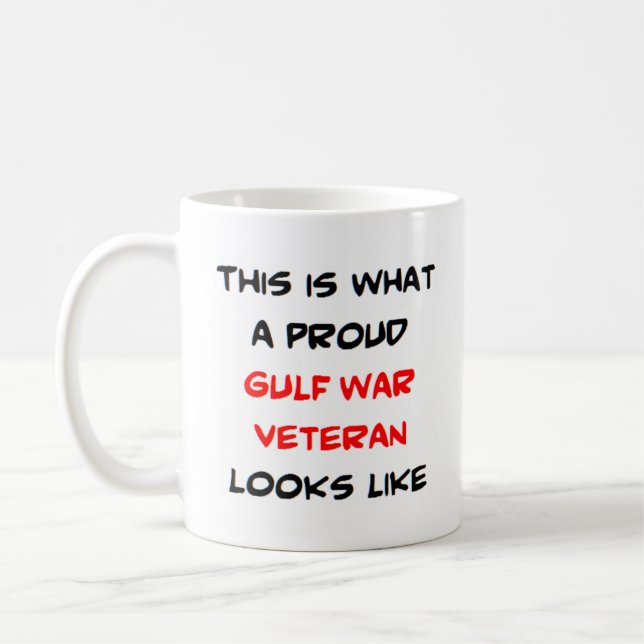 Caneca De Café veterano, guerra do golfo (Esquerda)