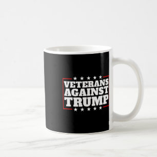 Caneca De Café Veteranos Contra Trump Anti-trump Veteranos Contra