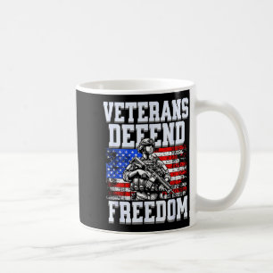Caneca De Café Veteranos defendem a liberdade do nosso exército p