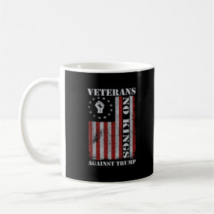 Caneca De Café Veteranos Militares Protestam Bandeira Patriótica 
