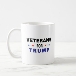 Caneca De Café Veteranos Para Trump